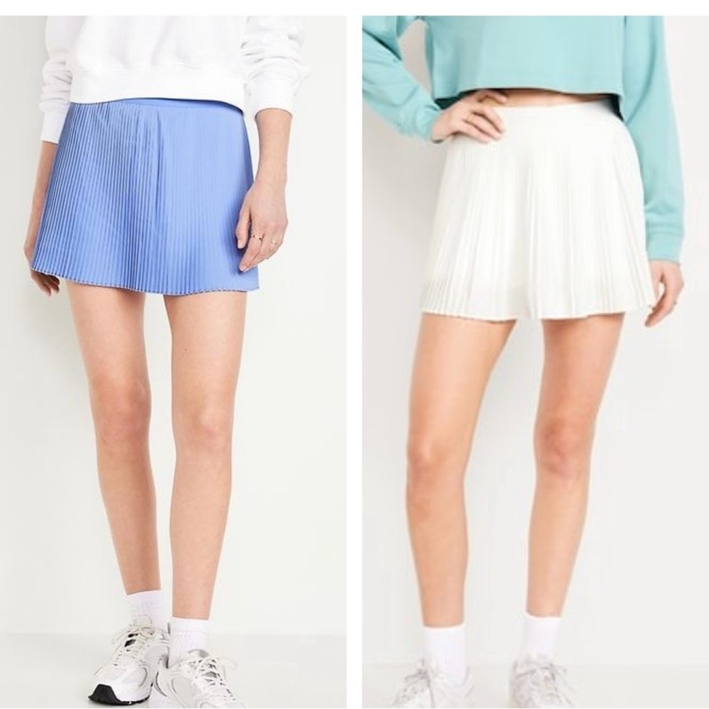 Two Micro Pleated Women's Tennis/Golf Skirts Old Navy Active